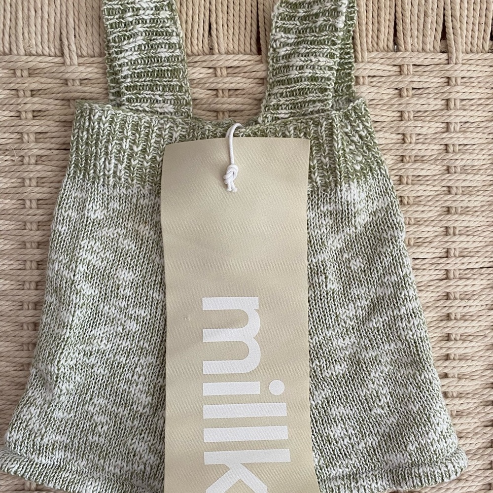 MILLK gender neutral knitted romper
